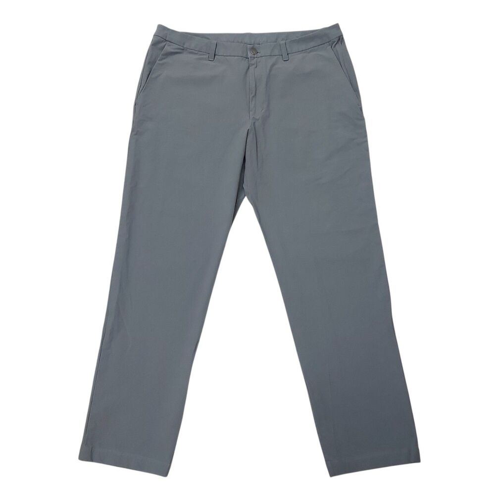 Lululemon Mens 38 Grey ABC Pant Slim Fit Warpstreme Stretch Performance Golf